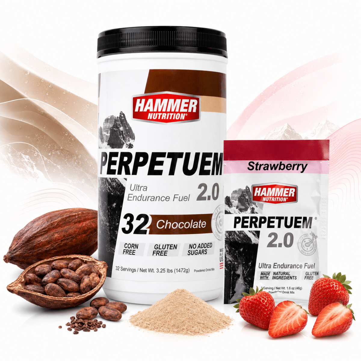 Hammer Nutrition Perpetuem napitak za dugotrajni napor – Caffe Latte, vrećica za jednu porciju