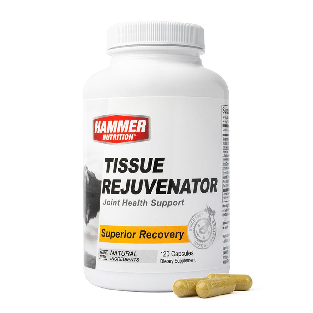 Hammer Nutrition Tissue Rejuvenator ízületvédő kapszula, 120 kapszulás flakon három kapszulával