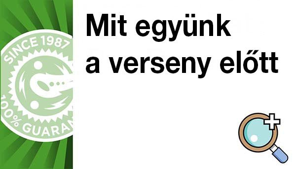 MIT EGYÜNK VERSENY ELŐTT - Hammer Nutrition CEE