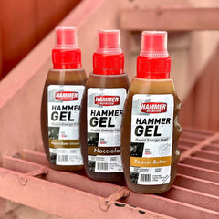 Három Hammer Gel ötadagos flakon nocciola és mogyoróvaj ízekben